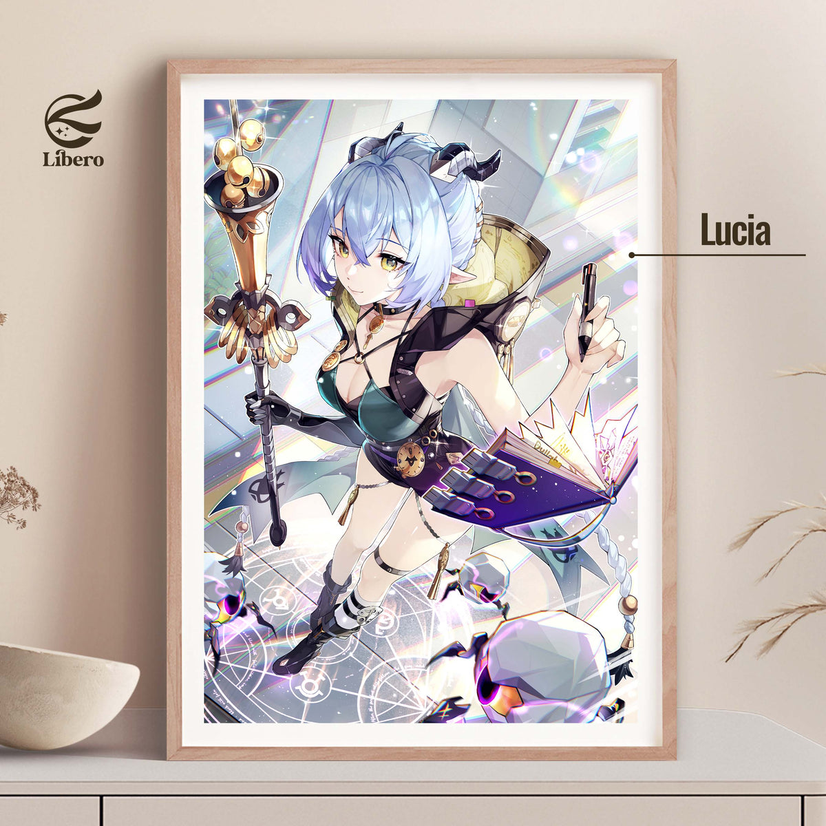 Lucia Fan-Art-Kunstdruck-Poster