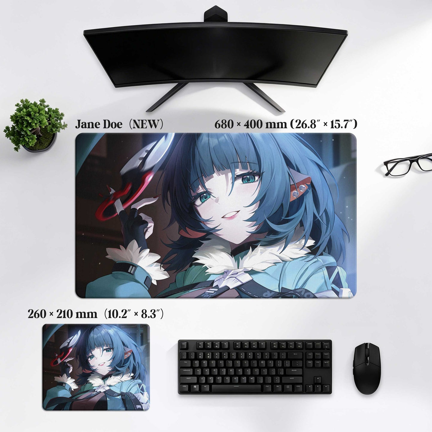 Jane Doe Premium Deskmat