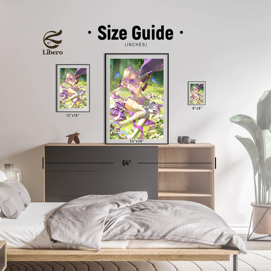Castorice (Forest) Honkai: Star Rail poster room display and size reference