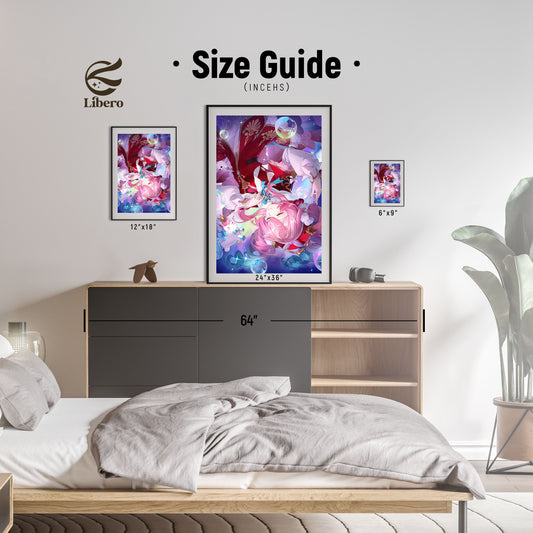Hyacine Fan Art Print Poster