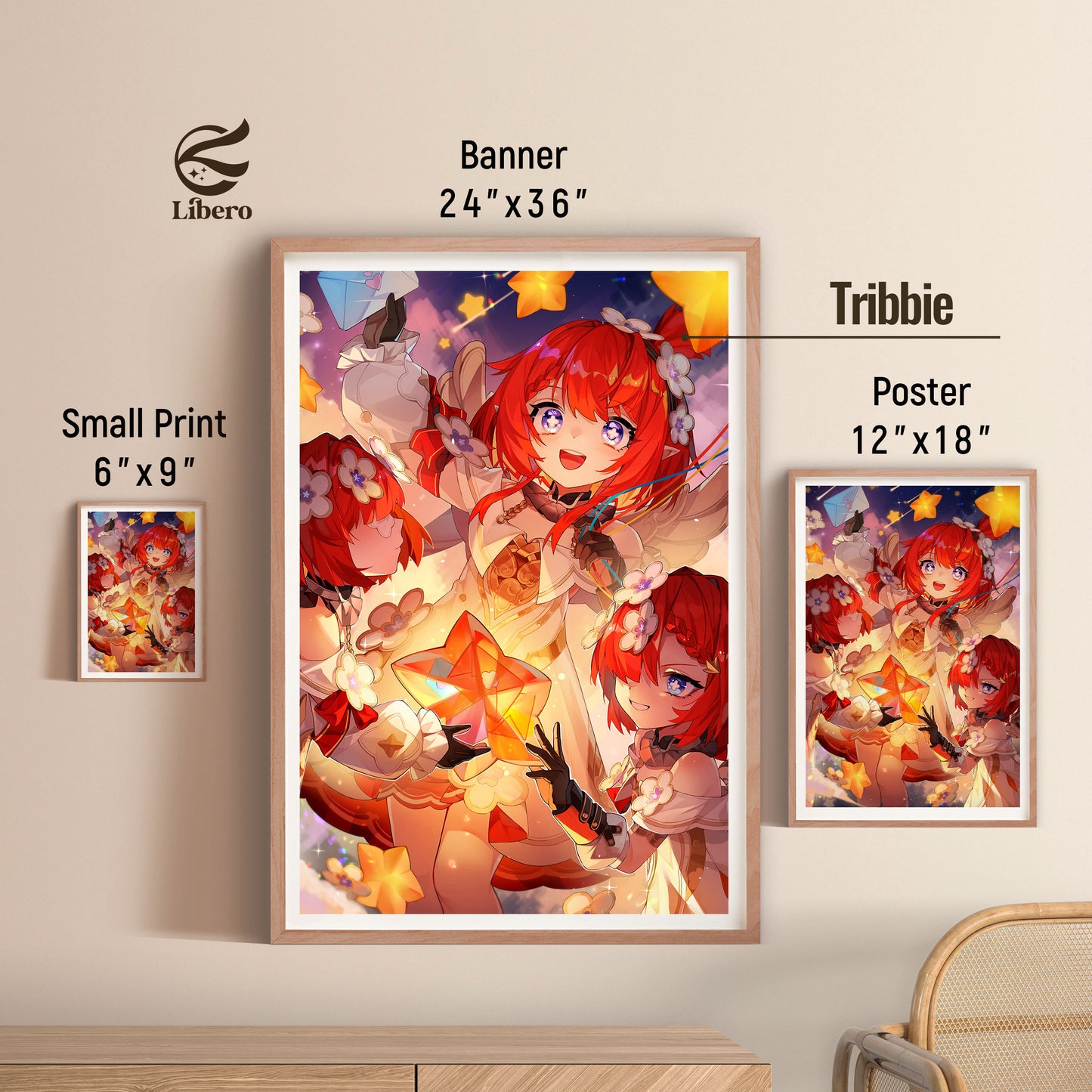 Tribbie Fan Art Print Poster