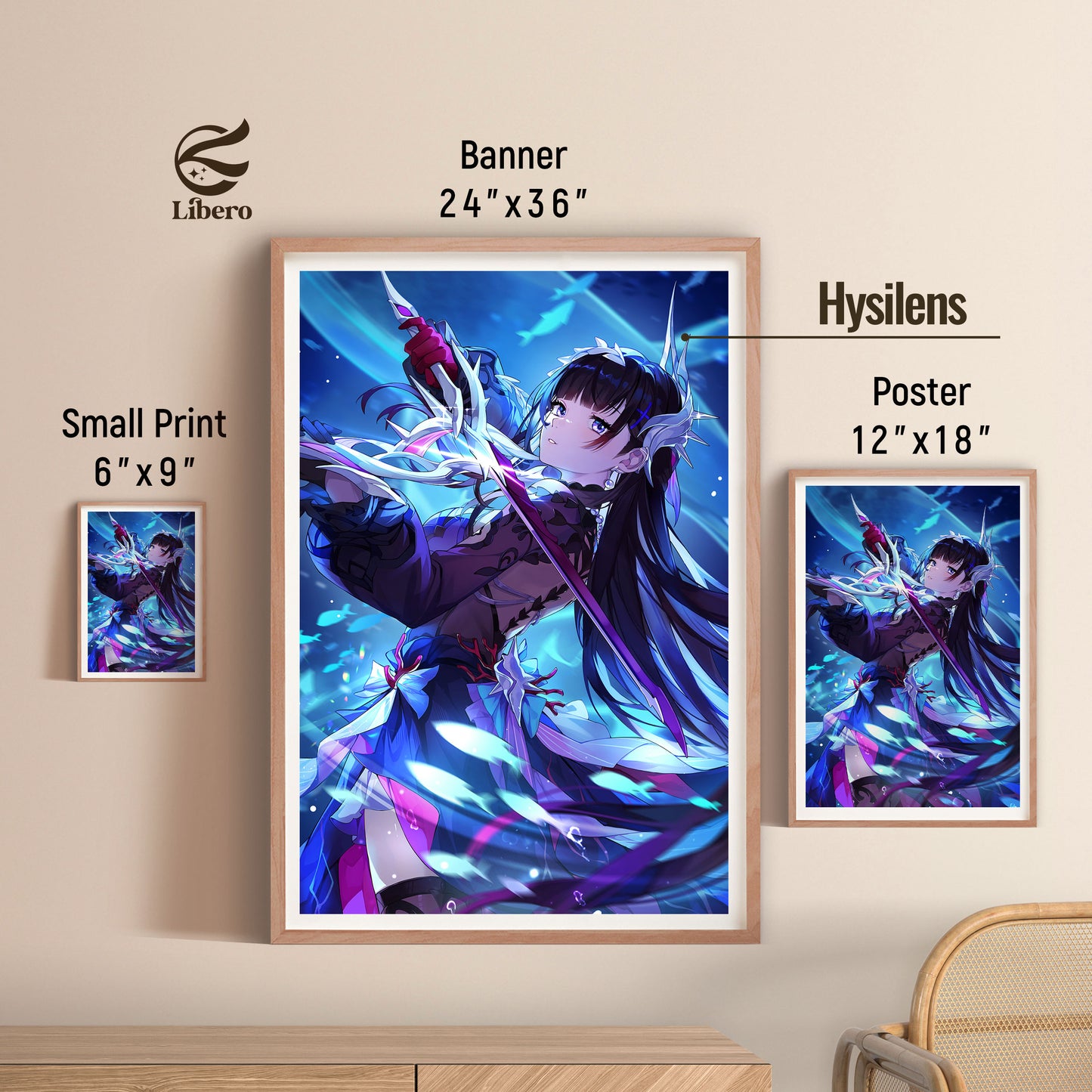 Hysilens Fan Art Print Poster