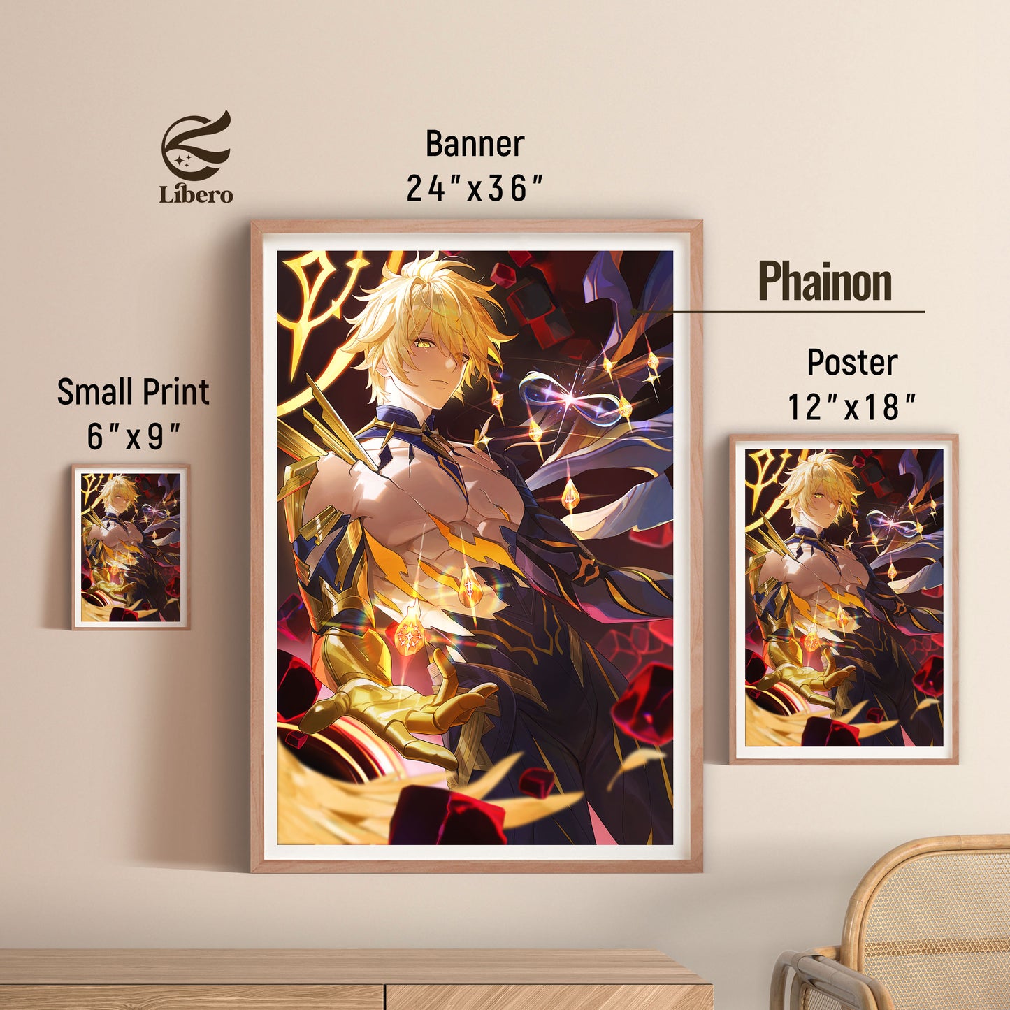 Phainon - Khaslana Fan Art Print Poster