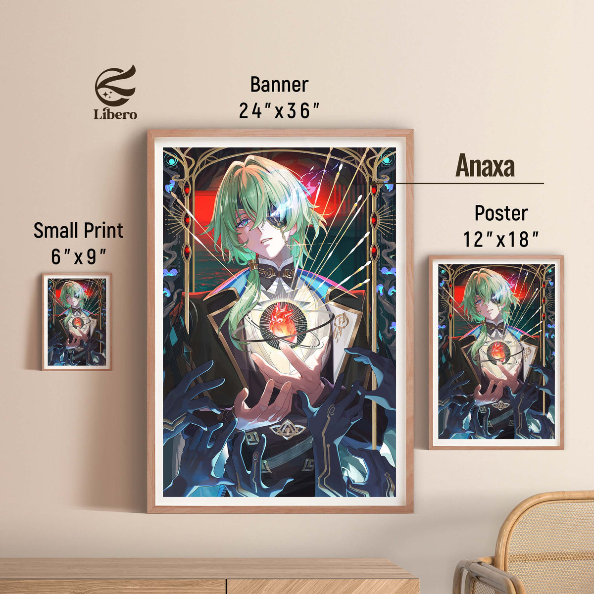 Anaxa Fan Art Print Poster