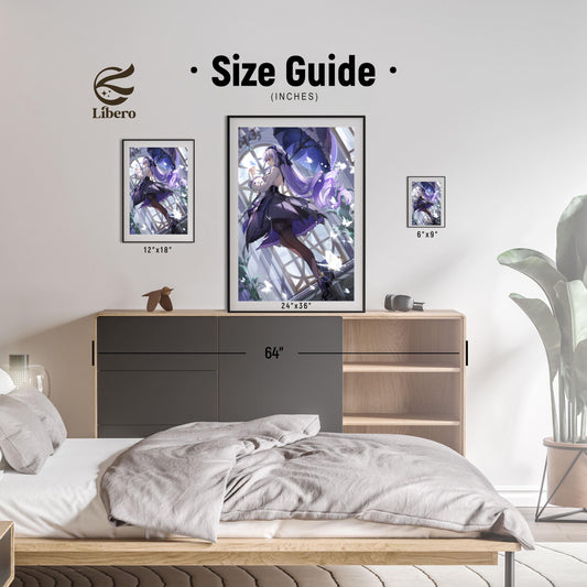 Vivian Zenless Zone Zero poster room display and size reference