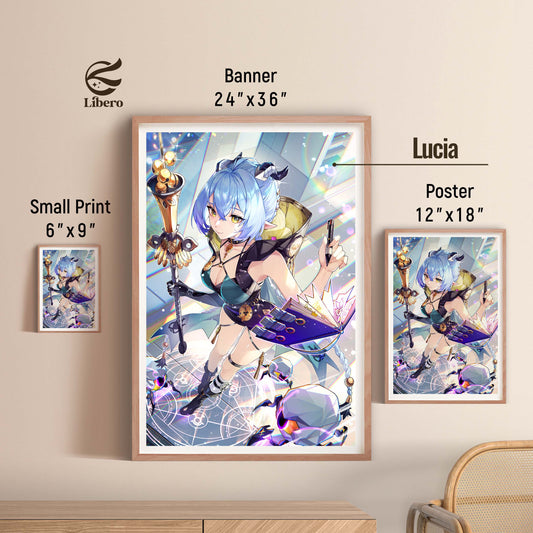 Lucia Fan Art Print Poster