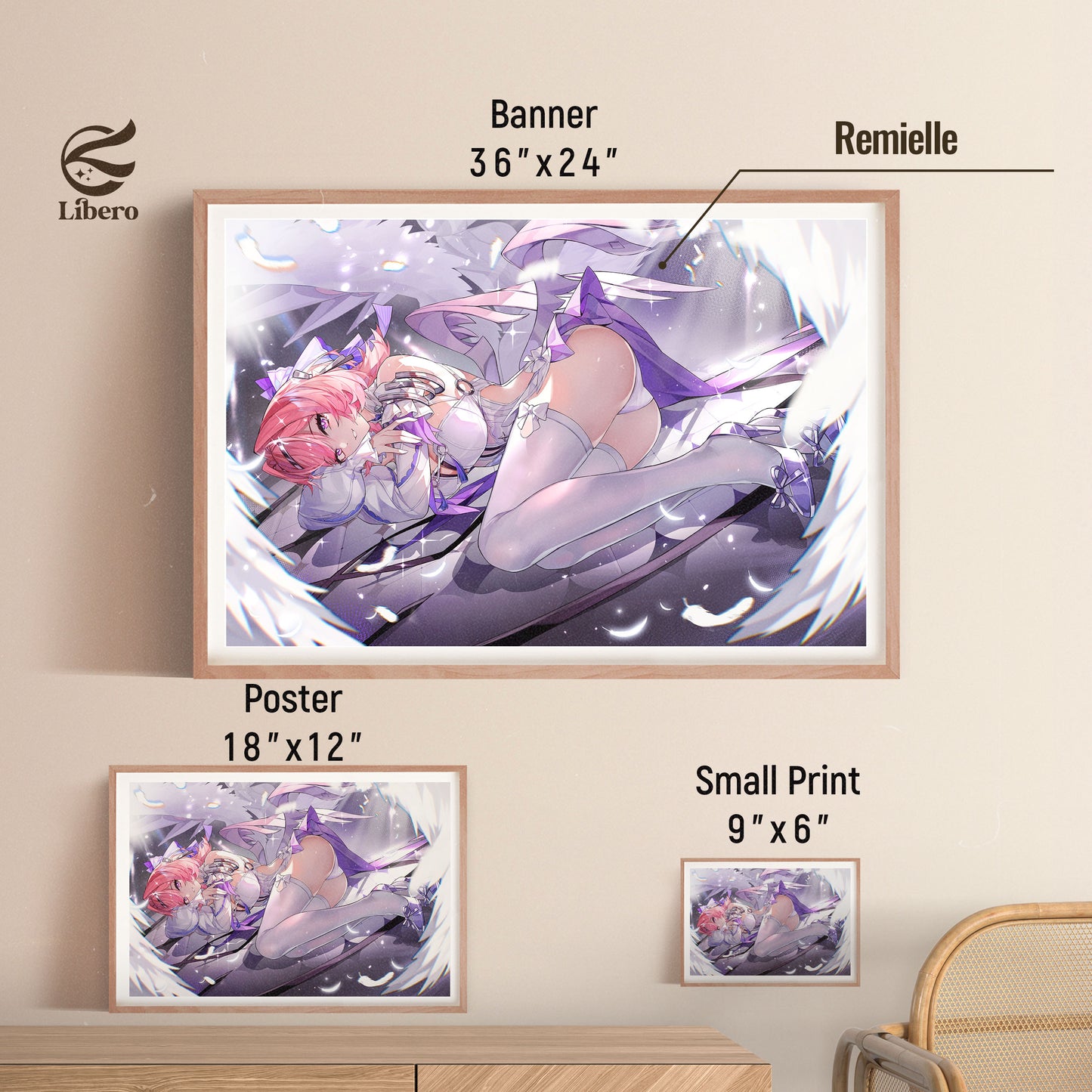 Remielle Fan Art Print Poster