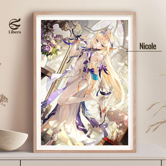 Nicole Fan Art Print Poster