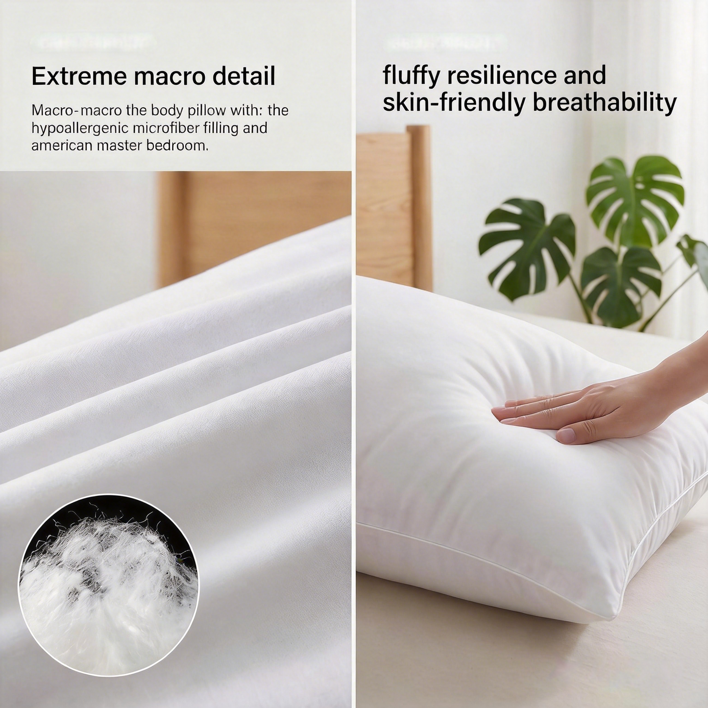 Soft PP Cotton Body Pillow Insert 50 x 150 cm - Long Cushion Inner
