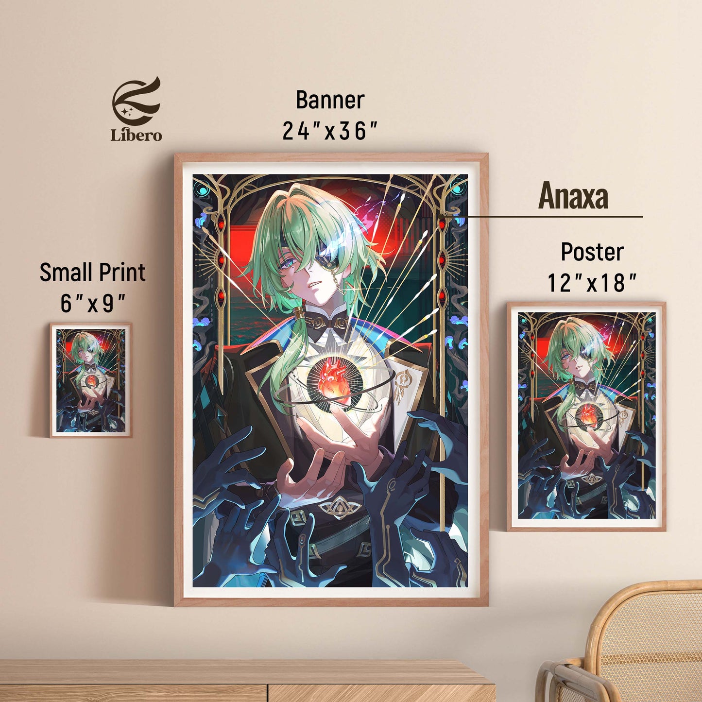 Anaxa Fan Art Print Poster