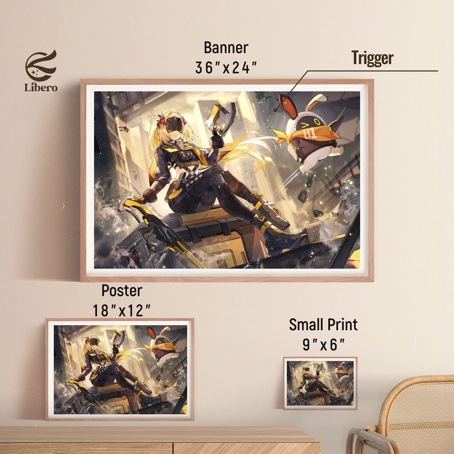 Trigger Fan Art Print Poster