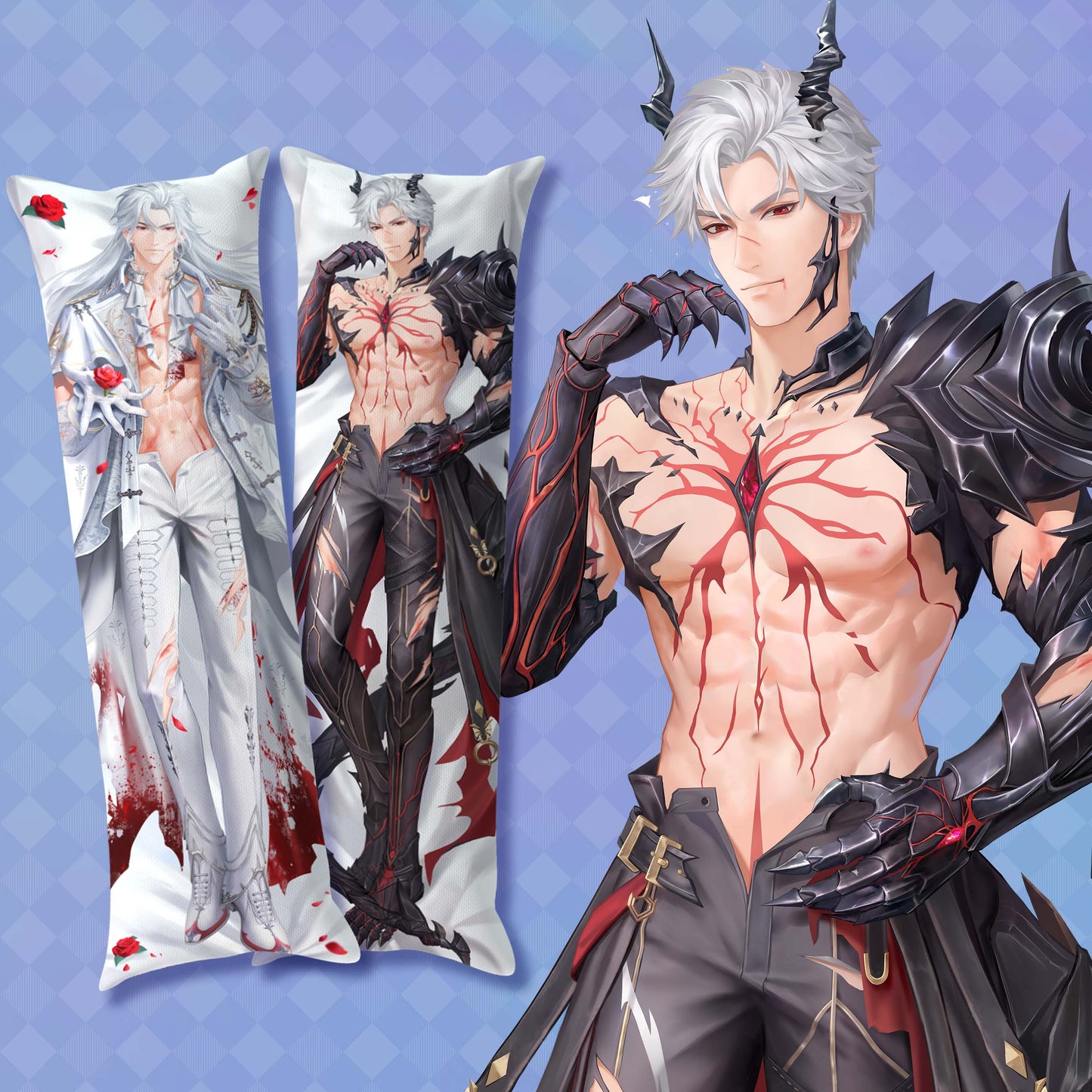 Sylus - Body Pillowcase (Vampire & Dragon Version)