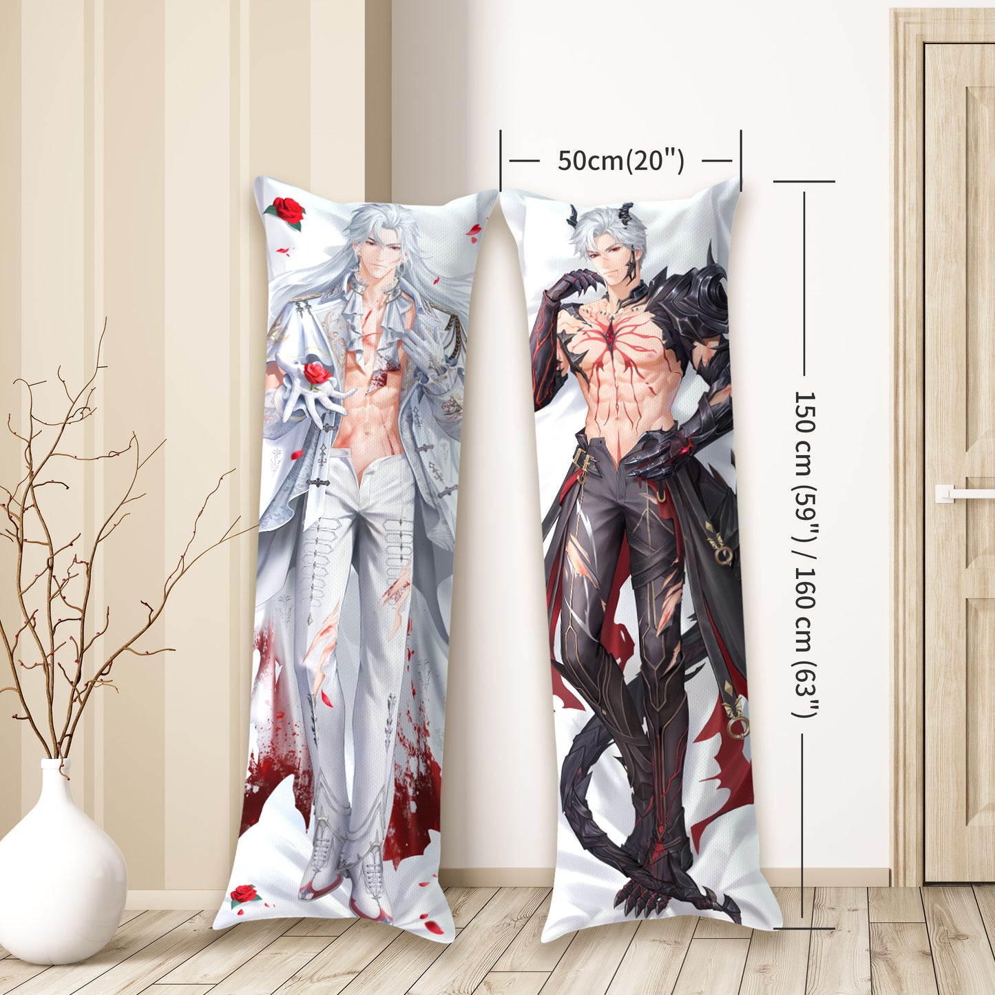 Sylus - Body Pillowcase (Vampire & Dragon Version)