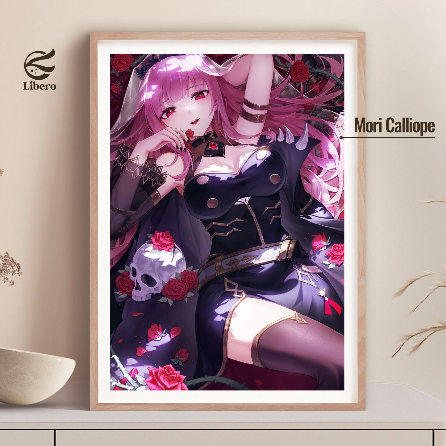 Mori Calliope Fan Art Print Poster