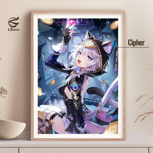 Cipher Fan Art Print Poster