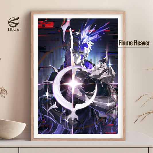 Phainon Flame Reaver Fan Art Print Poster