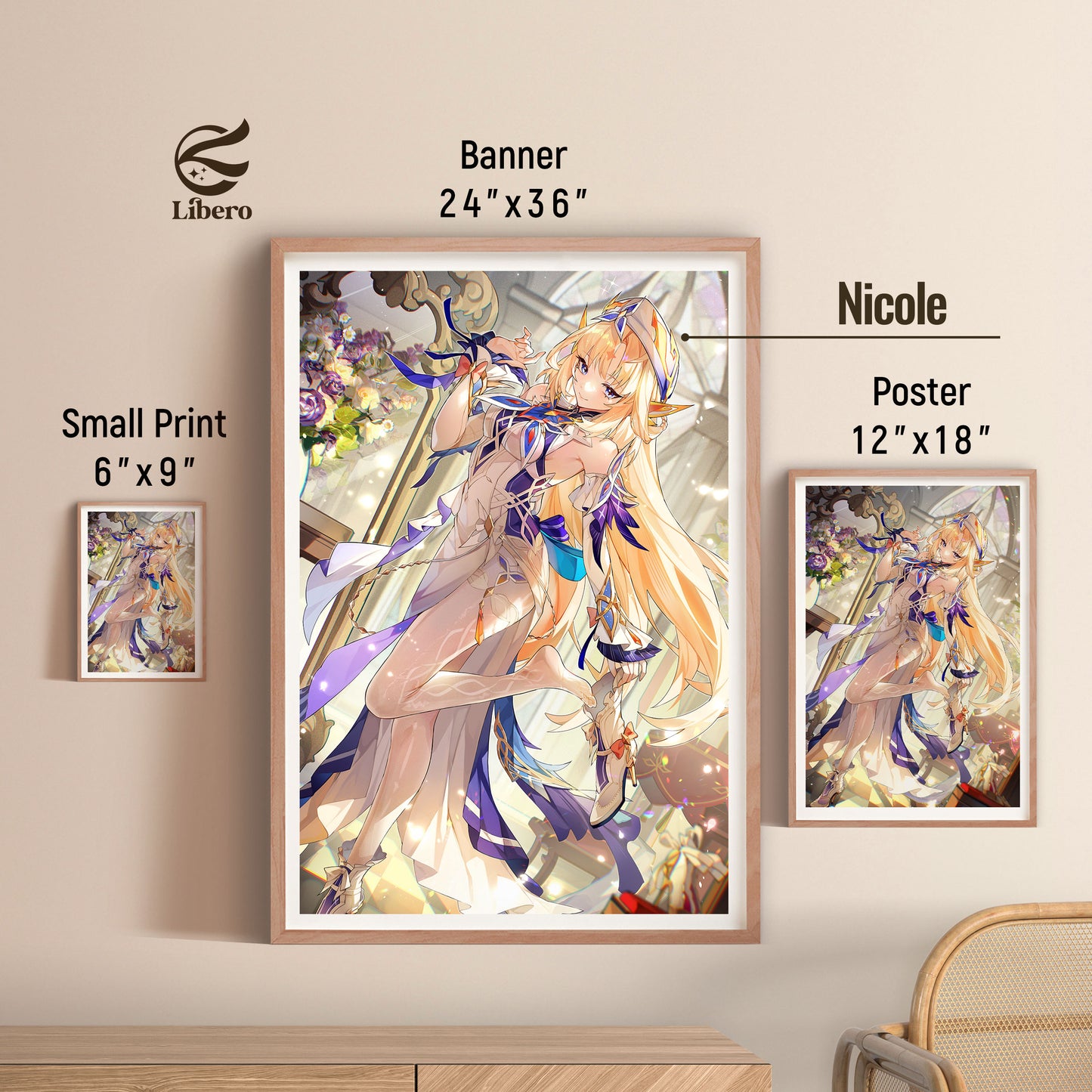 Nicole Fan Art Print Poster
