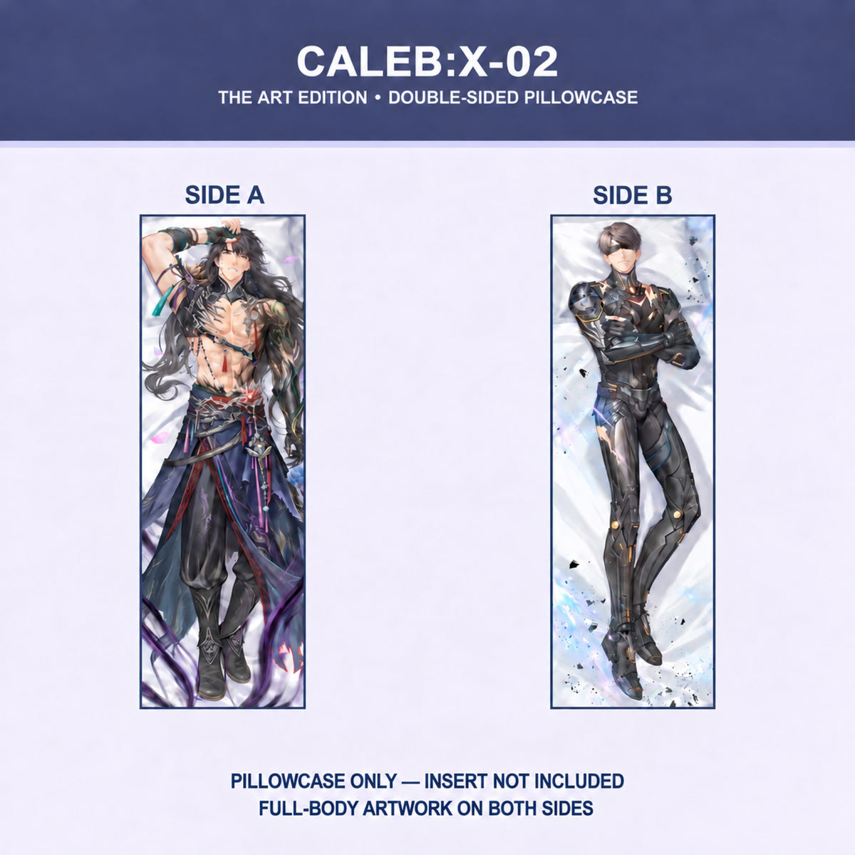 Caleb:X-02 Dakimakura Body Pillowcase