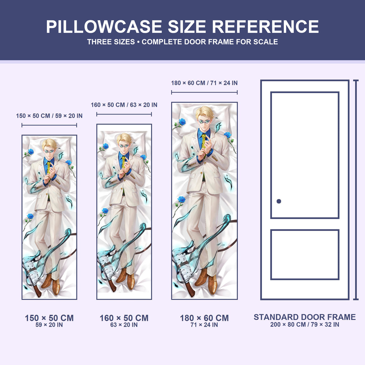 Kento Nanami Dakimakura Body Pillowcase