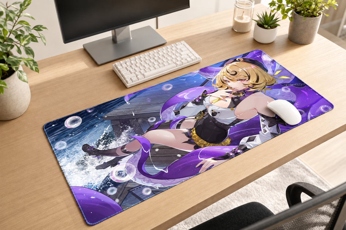 Yidhari 90 x 40 cm desk mat in daylight