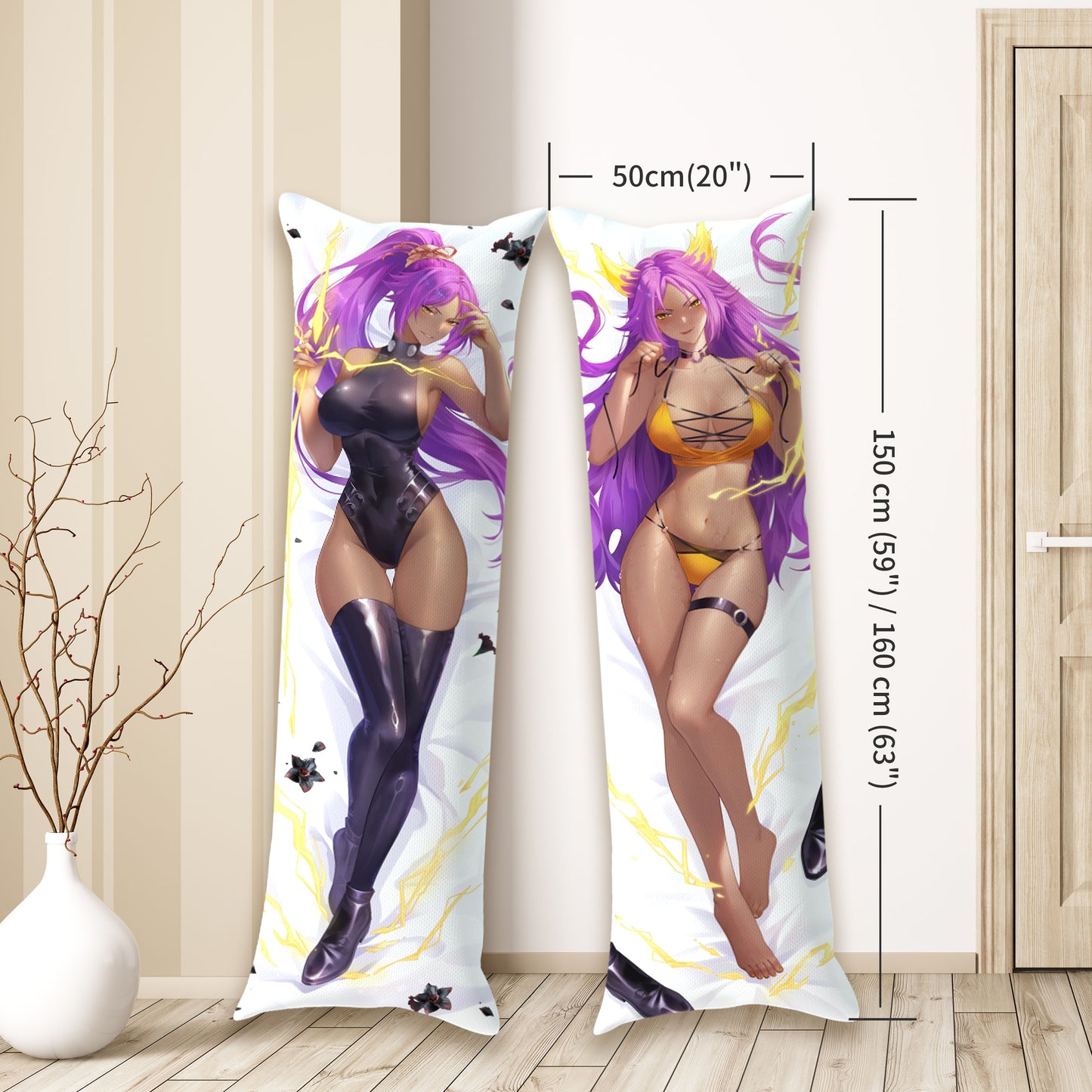 Yoruichi Shihouin Dakimakura Body Pillowcase