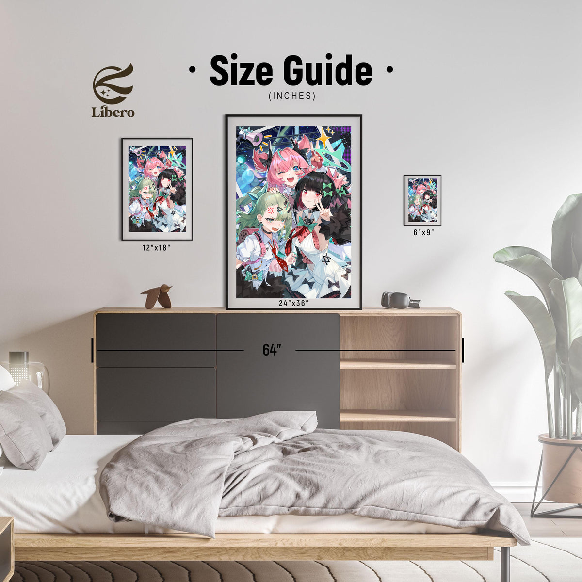 Angels Of Delusion Zenless Zone Zero poster room display and size reference