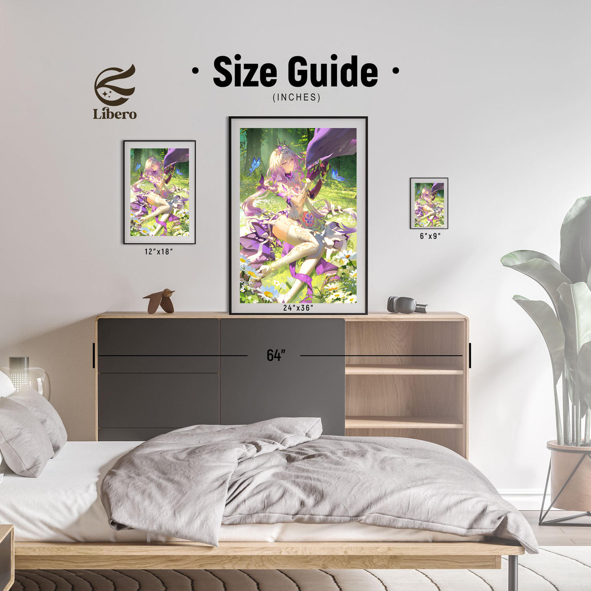 Castorice (Forest) Honkai: Star Rail poster room display and size reference