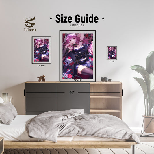 Mori Calliope Fan Art Print Poster
