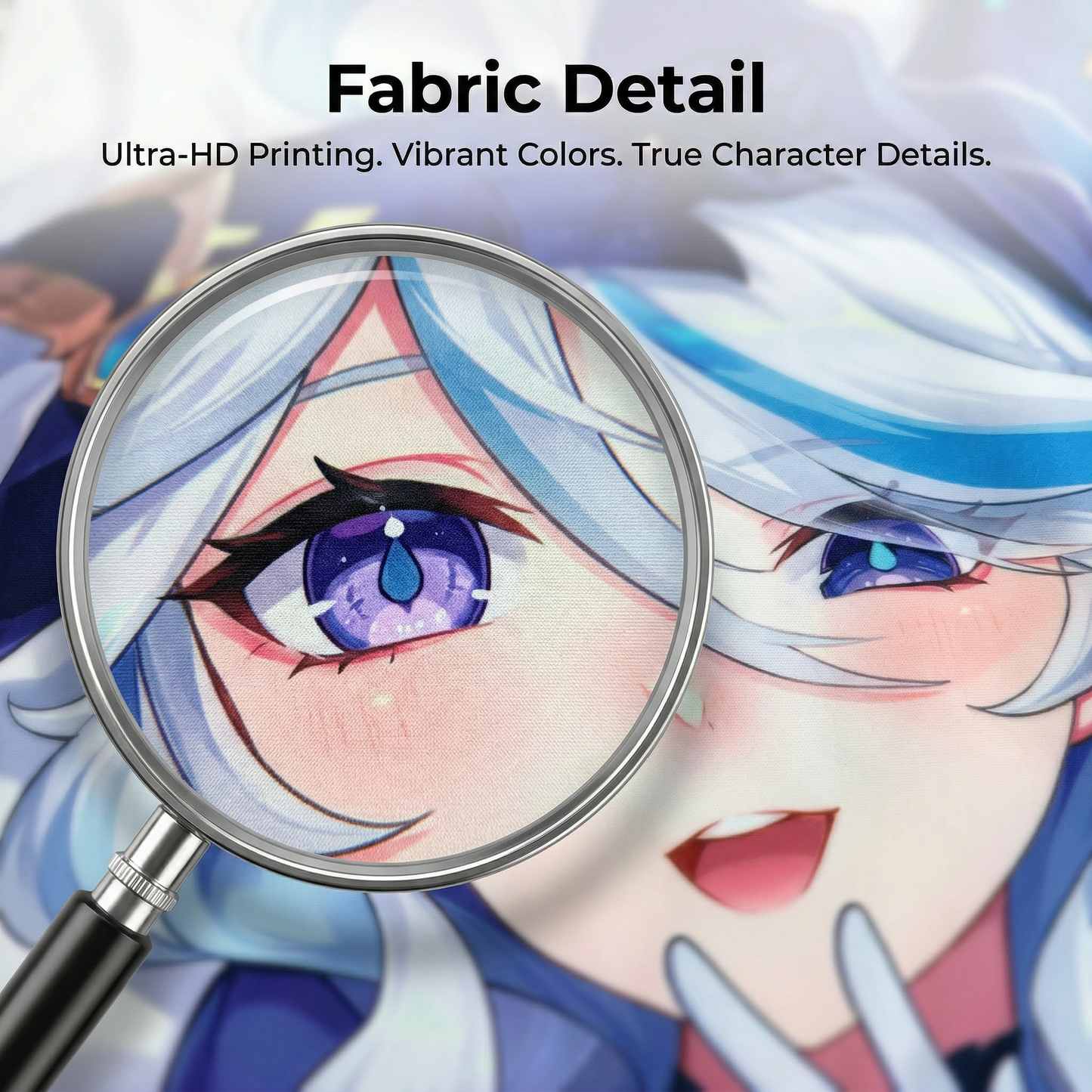 Silver Wolf Lv.999 Dakimakura Body Pillowcase