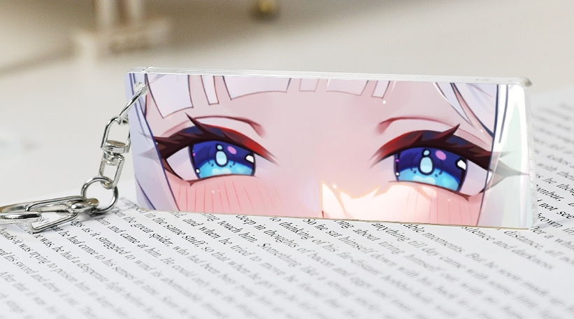 Mint Eye Acrylic Keychain