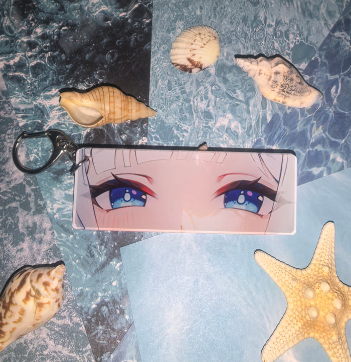 Mint Eye Acrylic Keychain preorder add-on
