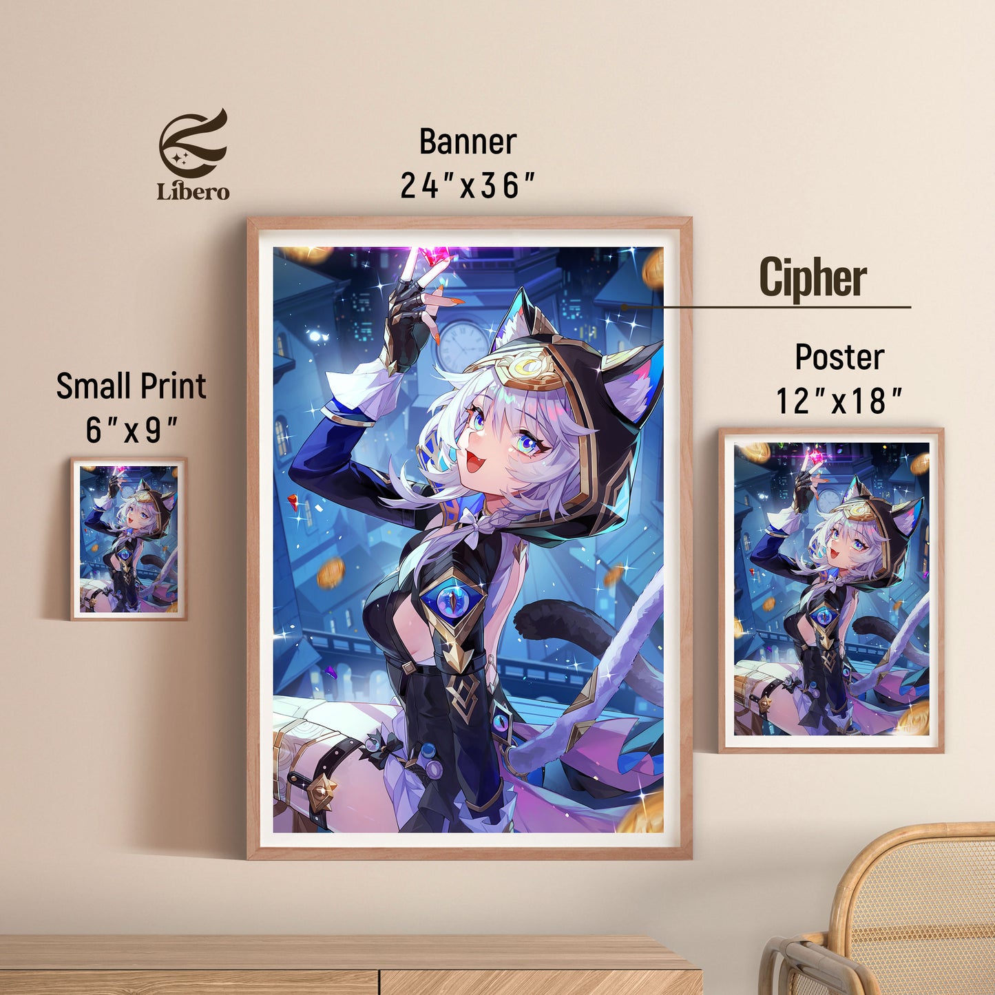 Cipher Fan Art Print Poster