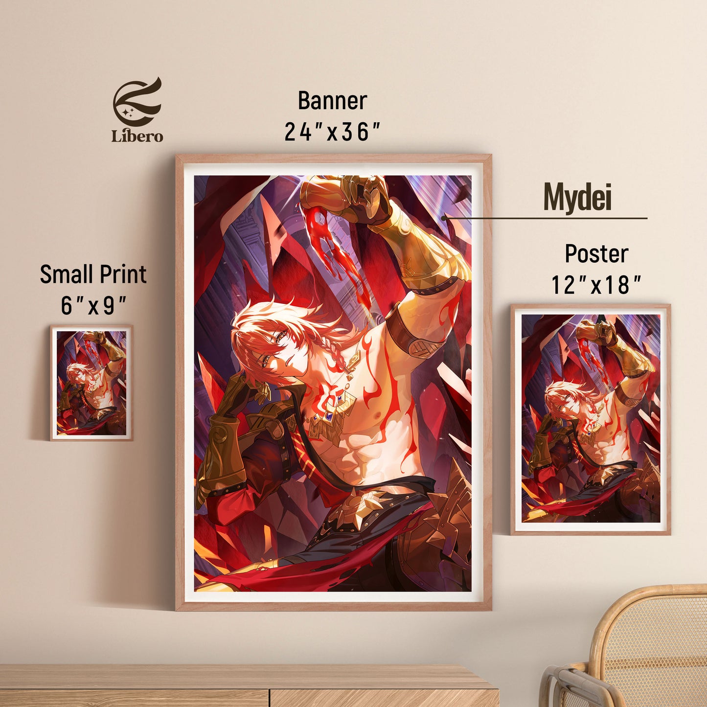 Mydei Fan Art Print Poster