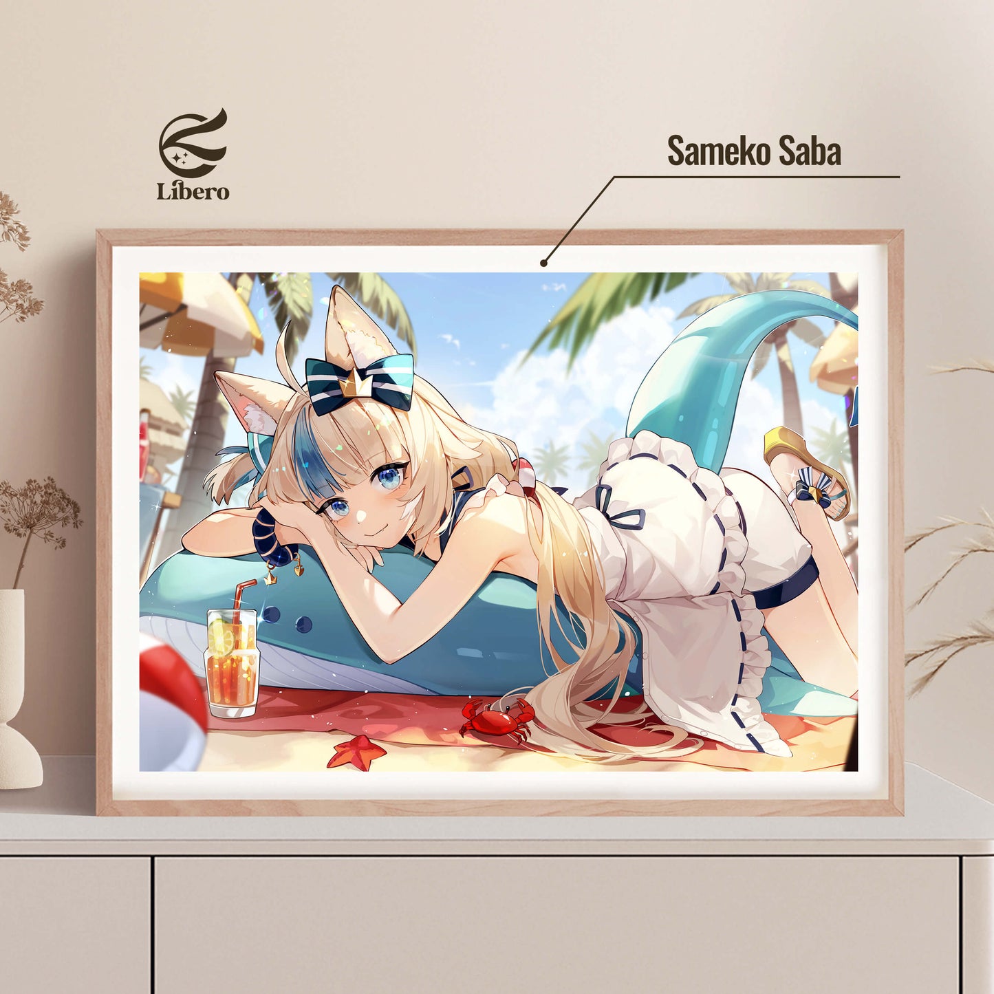 Sameko Saba Fan Art Print Poster