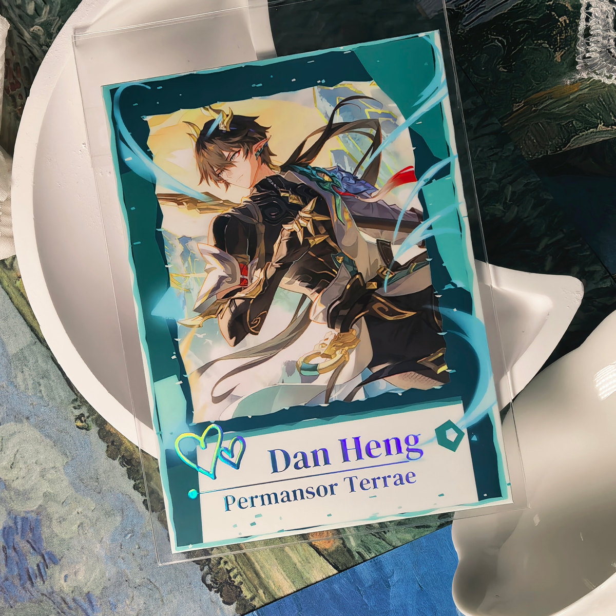 Honkai Star Rail Halloween Holographic Art Cards – Water, Fire, Earth & Wind