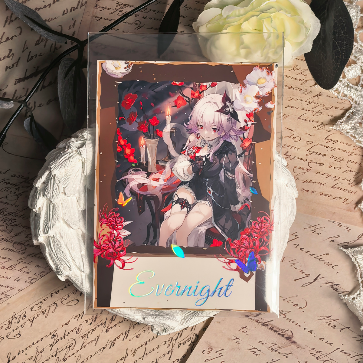 Honkai Star Rail Halloween Holographic Art Cards – Water, Fire, Earth & Wind