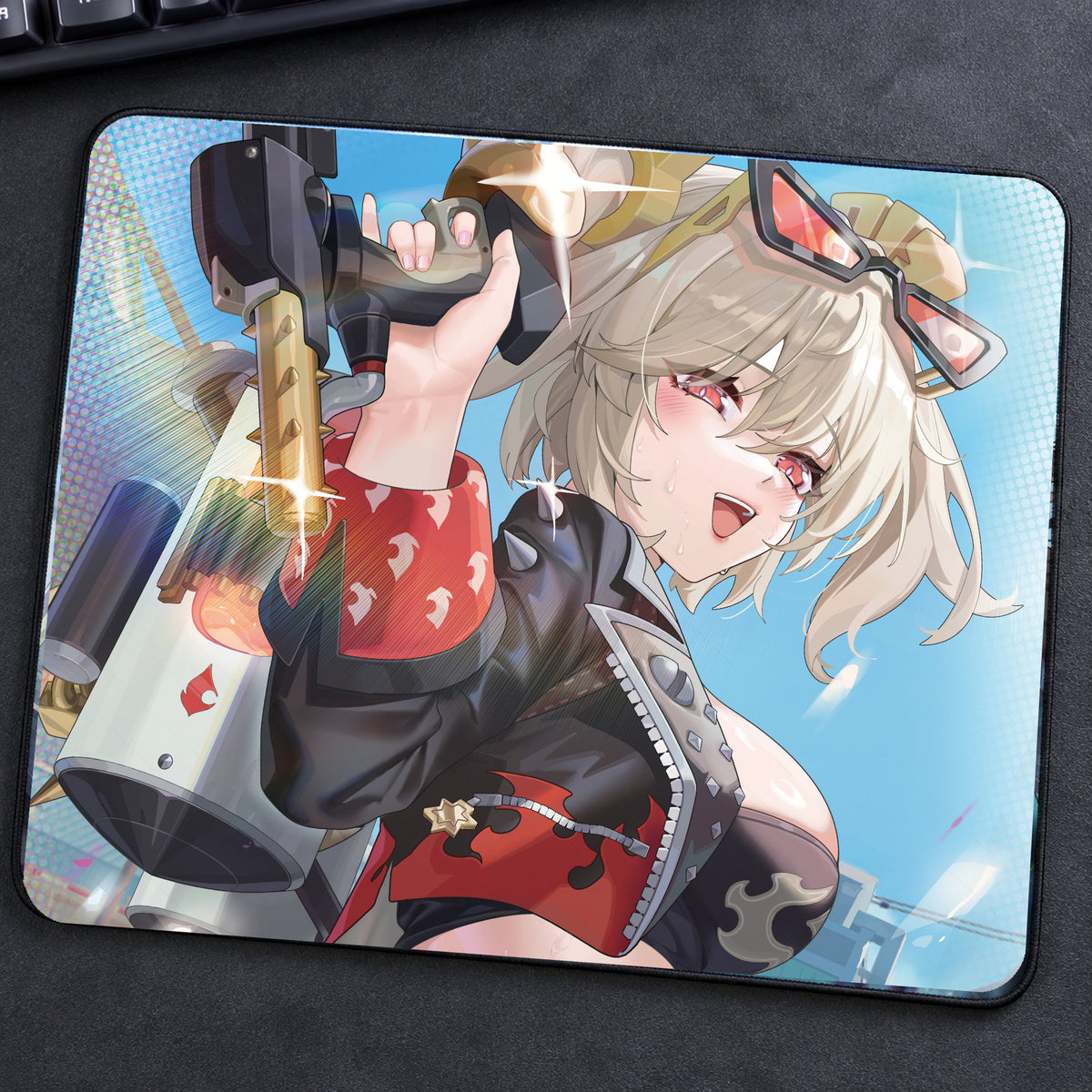Burnice mouse pad: compact mouse pad product mockup