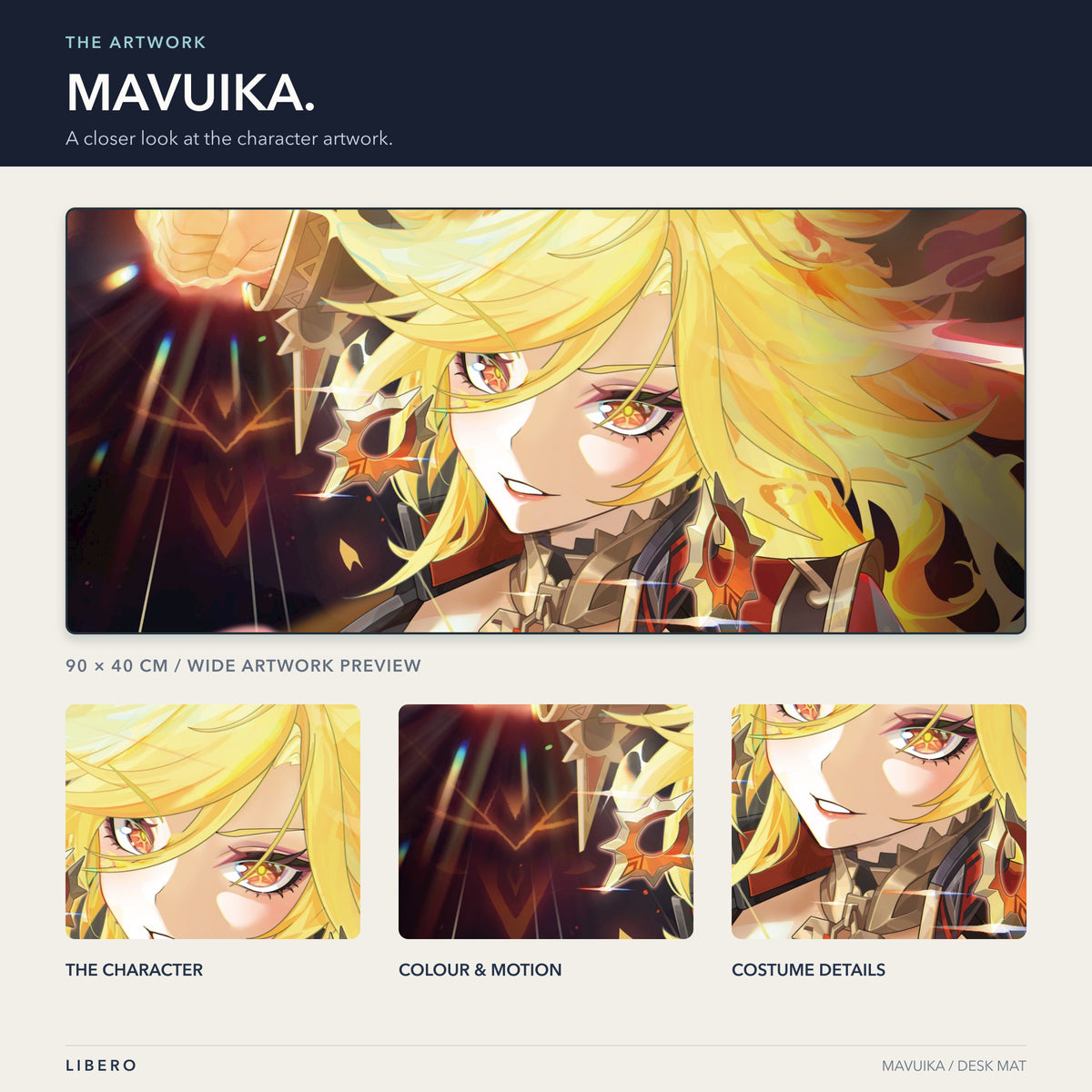 Mavuika mouse pad — artwork and character details