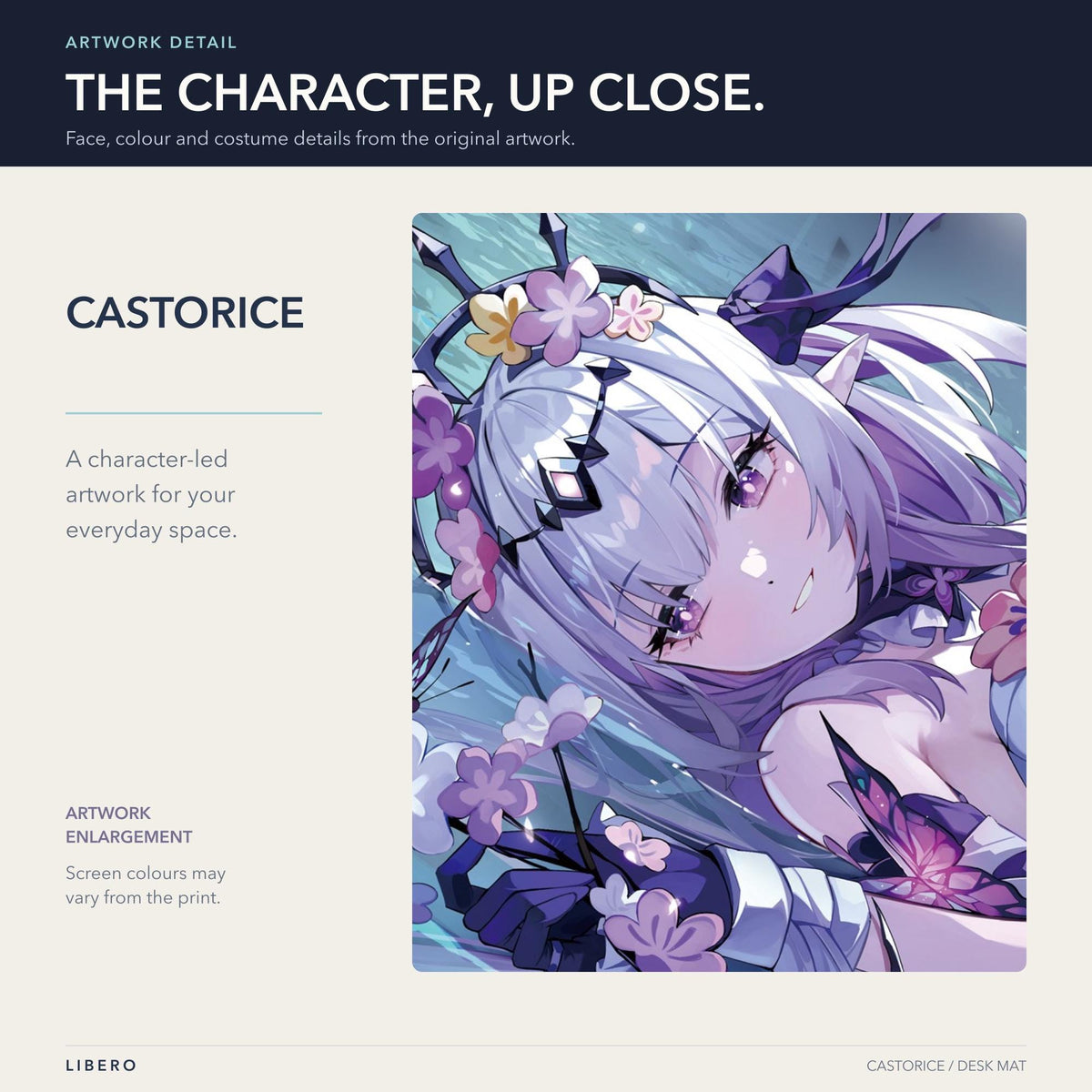NEW Castorice mouse pad: face and outfit details