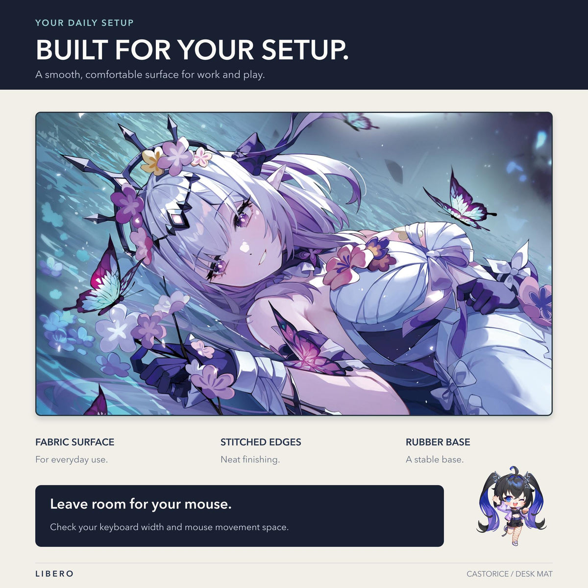 NEW Castorice mouse pad: desk setup and use guide