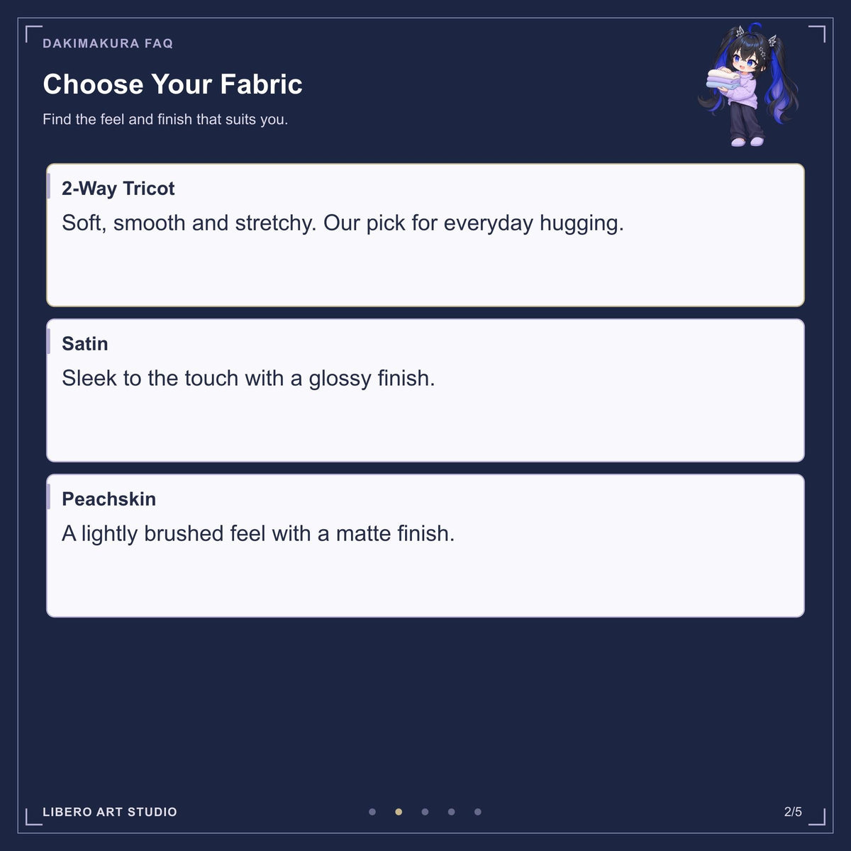 Pillowcase FAQ: fabric options and material choice.