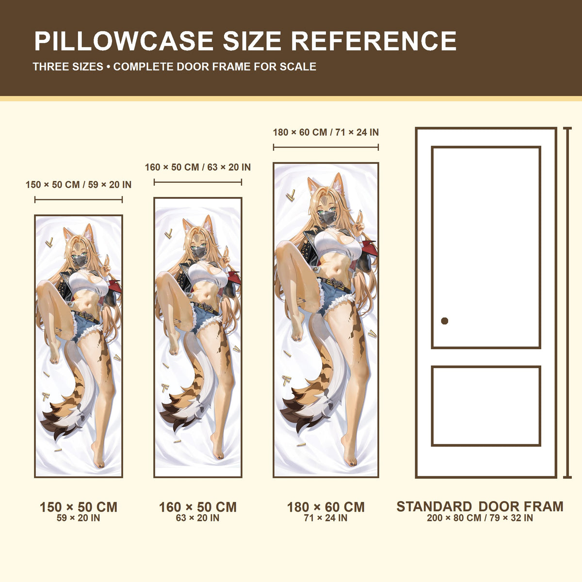 Pulchra Dakimakura Body Pillowcase