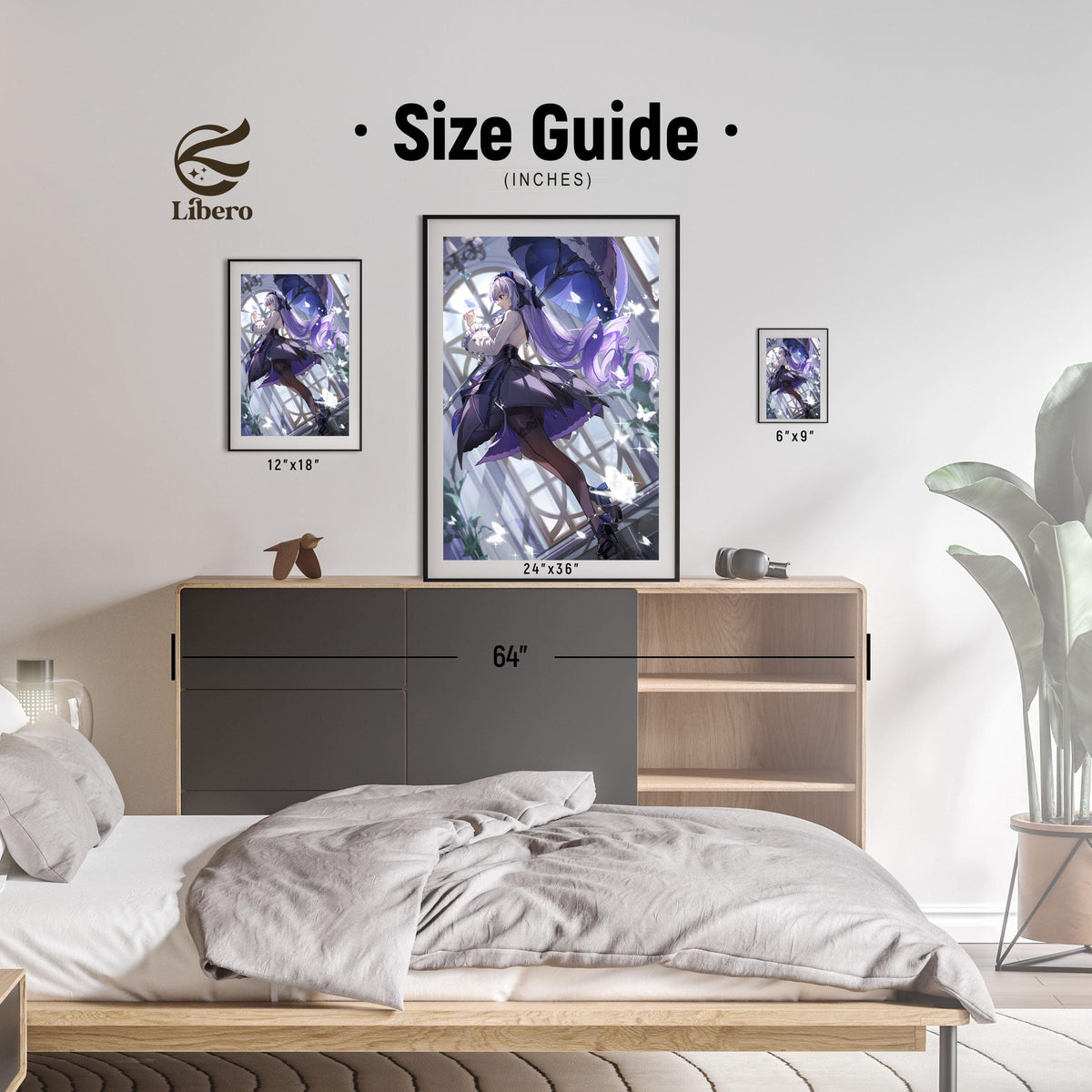 Vivian Zenless Zone Zero poster room display and size reference