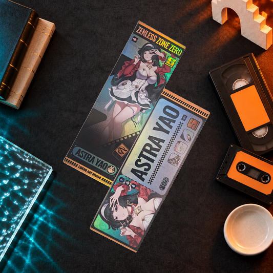 Zenless Zone Zero Holographic Ticket Bookmark | Anime Collectible (21x7cm) laser ticket