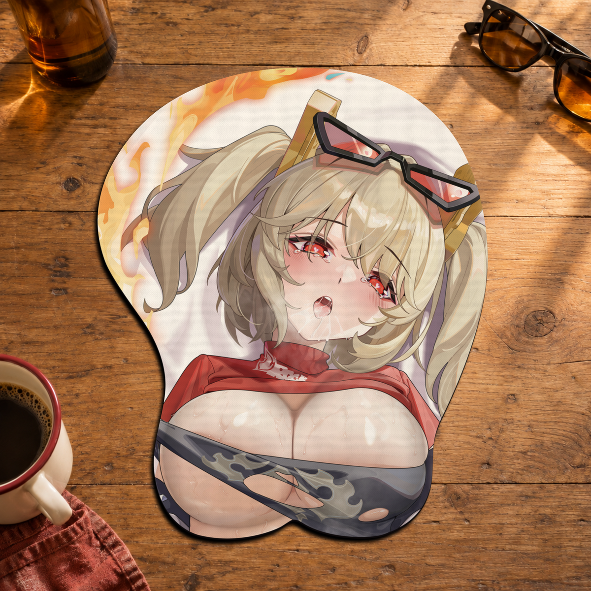 Anime 3D Mouse Pad with Wrist Rest – Choose Your Character