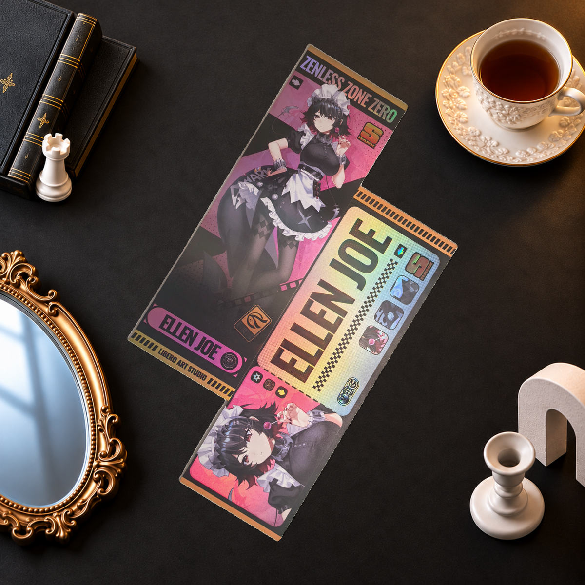 Zenless Zone Zero Holographic Ticket Bookmark | Anime Collectible (21x7cm) laser ticket