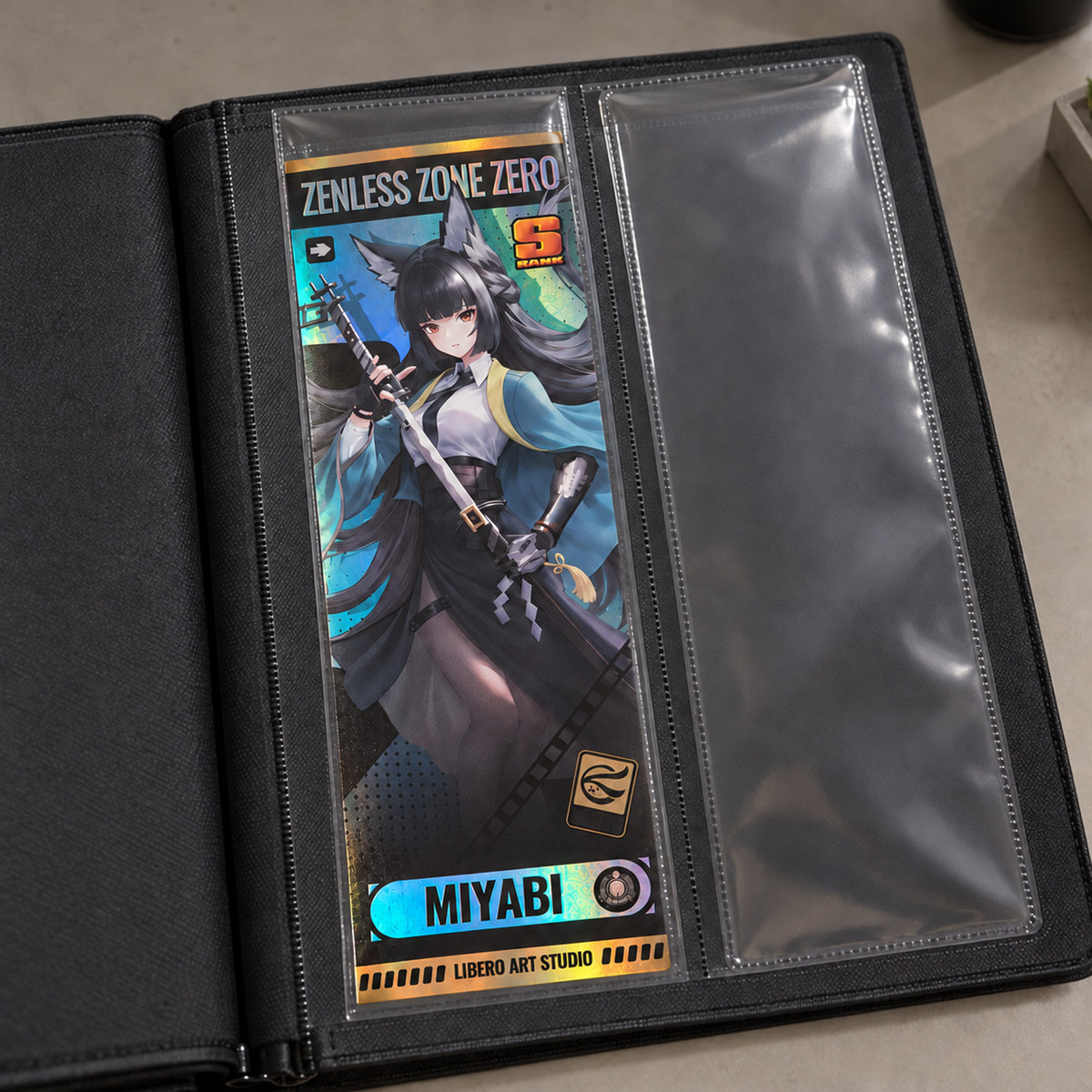 Zenless Zone Zero Holographic Ticket Bookmark | Anime Collectible (21x7cm) laser ticket