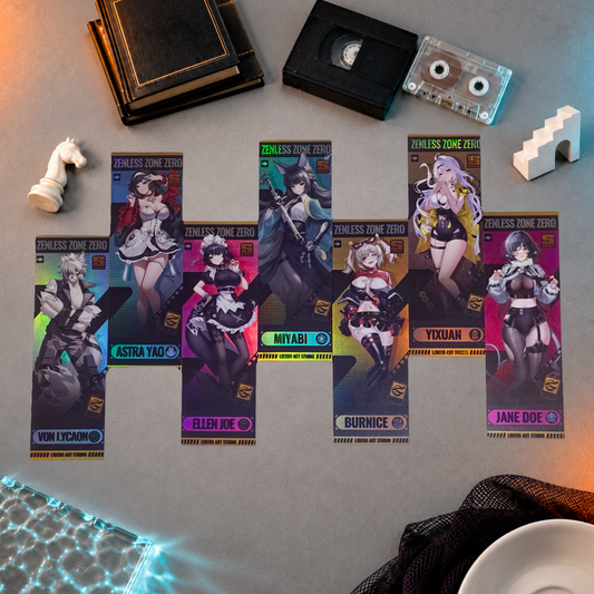 Zenless Zone Zero Holographic Ticket Bookmark | Anime Collectible (21x7cm) laser ticket